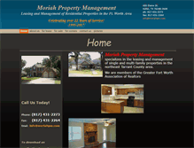 Tablet Screenshot of moriahpm.com